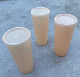 Set of 3 vintage Tupperware 7 ounce bell Tumblers