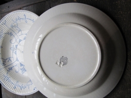 Blue / white soup plate