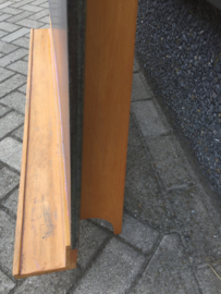 Oud groot krijtbord met goot