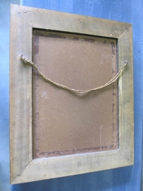 Mooie oude houten lijst