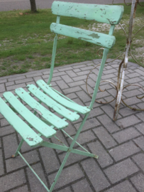 Brocante Franse klapstoel