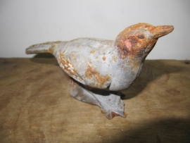 Brocante cast iron bird