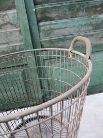 Nice just fine old galvanized potato basket