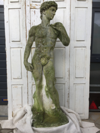 Old concrete statue very beautiful patiné