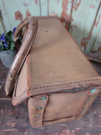 Oude Engelse leren tas