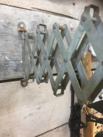 Oude schaarlamp groen/grijs