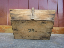Klein houten panier/bakje