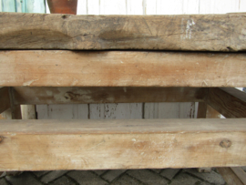 Antiek houten (slagers)hakblok