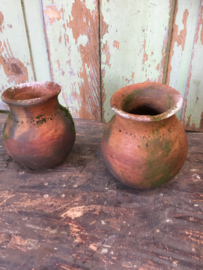 Brocant terracotta jar
