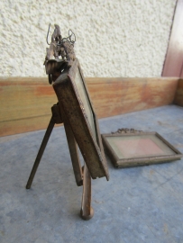 Oude koperen kleine lijstjes
