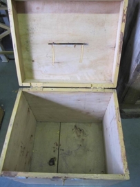 Brocante grote (stem) kist