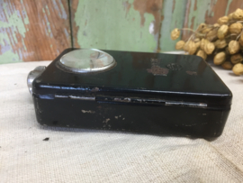 Oude metalen zaklamp