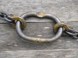 Industriële lange ketting met hijsogen