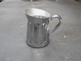 Grappig chrome koffie of melk opschuimkannetje