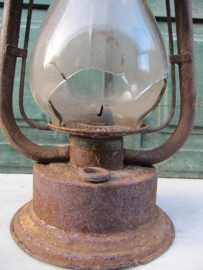 Old Oil Lamp with broken glass