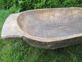 Oude houten deegbak