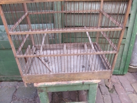 Beautiful old French brocante birdcage