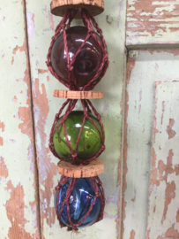 Old little glass floats