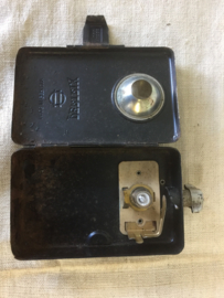 Oude metalen zaklamp