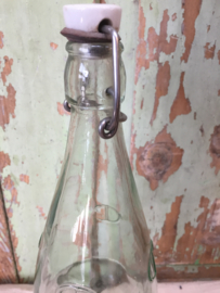 Brocante Franse limonadefles