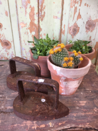 Set ijzeren strijkijzers