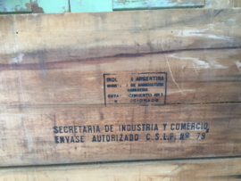 Brocante kist Argentina