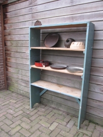 Old wooden regal standing or rack