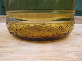 Oude glazen pot
