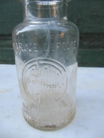 Glazen mosterd pot Grey poupon