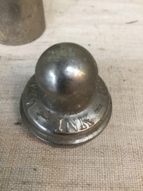 Vintage aluminium inktpotje