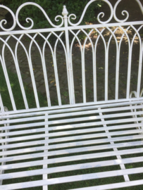 Old metal swing bench