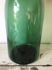 Old large bottle with lid