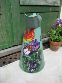 French mignonette green painted jug.