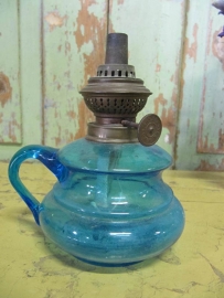 Old glass oillamp withput top glass