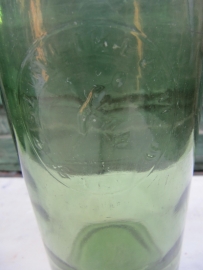 Beautiful green old bottle SZOVETKEZETI ARU insists