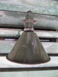 Franse oude klemspot met emaille kap
