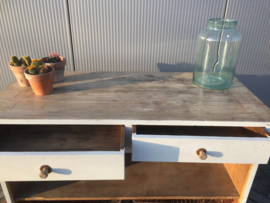 Brocante toonbank 2 lades