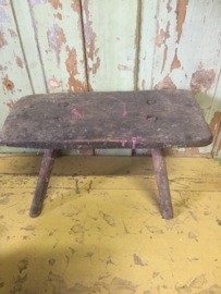 Nice brocante Hungarian stool