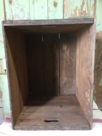 Oude houten koffiekist Pacha