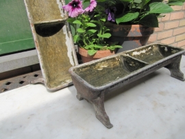 Antique French cast-iron bowl