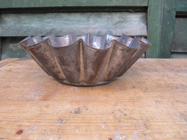 Antique French brioche tin
