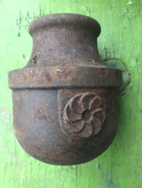 Antique cast iron jar