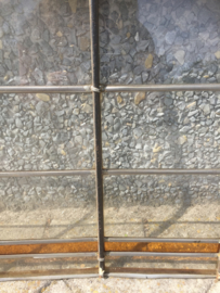Antiek glas in lood raam
