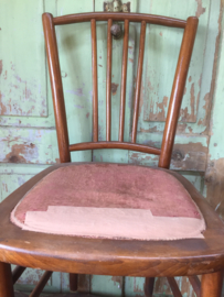 Set of 2 French wooden chairs