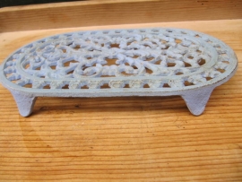 Nice old oval light cast iron rest