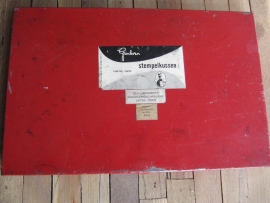 Two large stamps and stamp pillow canned