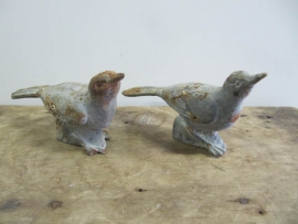Brocante cast iron bird