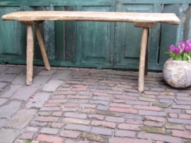 Super leuk houten bankje uit 1927