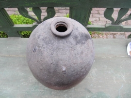 Antique Transilvanian stoneware oil jug