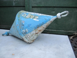 Very old cute metal buoy or float.